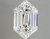 5.01ct VS1 Long Hexagon cut IGI Certified Loose Diamond (LAB GROWN)