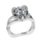 3.40 Ctw VS.SI1 (ALL DIAMOND ARE LAB GROWN ) Diamond 14k white Gold Engagem