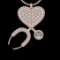2.40 Ctw VS/SI1 Diamond 10K Rose Gold Veterinary Doctor theme Pendant (ALL