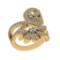 1.81 Ctw SI2/SI1 Diamond Prong Set 14k Yellow Gold Engagement Ring (ALL DIA