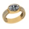 2.96 Ctw VS/SI1 Diamond 14k Yellow Gold Engagement Ring