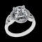2.33 Ctw VS/SI1 Diamond 10k White Gold Engagement Ring (ALL DIAMOND ARE LAB