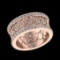 1.41 Ctw VS/SI1 Diamond 10K Rose Gold Eternity Ring (ALL DIAMOND ARE LAB GR