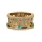 1.79 Ctw VS/SI1 Emerald and Diamond 14k Yellow Gold Engagement Ring (ALL DI