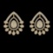 2.84 Ctw VS/SI1 Diamond Prong Set 18k Yellow Gold Stud Earrings (ALL DIAMON