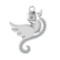 0.20 Ctw VS/SI1 Diamond 14k white Gold Birds Theme Pendant (ALL DIAMOND ARE