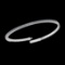 0.90 Ctw VS/SI1 Diamond 14K White Gold Half Bangle (ALL DIAMOND ARE LAB GRO