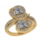 1.72 Ctw VS/SI1 Diamond 10k Yellow Gold Engagement Ring (ALL DIAMOND ARE LA