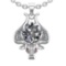 2.89 Ctw VS/SI1 Diamond 14k white Gold Creature Theme Pendant Necklace (ALL