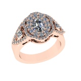 1.73 Ctw VS/SI1 Diamond 14K Rose Gold Engagement Ring