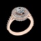 2.35 Ctw SI1/SI2 Diamond 10k Rose Gold Engagement Ring (ALL DIAMOND ARE LAB