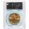 Certified Burnished American $50 Gold Eagle 2016-W SP70 PCGS silver label