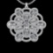 4.28 Ctw VS/SI1 Diamond 18K White Gold Necklace (ALL DIAMOND ARE LAB GROWN