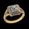 1.64 Ctw VS/SI1 Diamond 14 K Yellow Gold Engagement Ring (ALL DIAMOND ARE L
