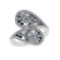 1.60 Ctw VS/SI1 Diamond 14K White Gold Engagement Ring (ALL DIAMOND ARE LAB