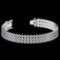5.13 Ctw VS/SI1 Diamond 14K White Gold Bracelet (ALL DIAMOND ARE LAB GROWN
