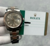 Rolex Ref 126331 Oysterperpetual Two-Tone Fluted Datejust Comes with Box &