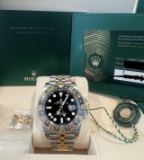 Brand New Release 2023 GMT MASTER II w/18k Yellow Gold and Steel Comes with