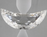 3.57ct VVS1 Half Moon cut IGI Certified Loose Diamond (LAB GROWN)