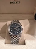 BRAND NEW ROLEX DATEJUST 36MM BLUE DIAL COMES WITH BOX AND PAPERS