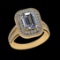 2.91 Ctw VS/SI1 Diamond Style 14 K Yellow Gold Engagement Ring (ALL DIAMOND