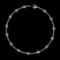 1.20 Ctw VS/SI1 Diamond 14K White Gold Yard Necklace (ALL DIAMOND ARE LAB G