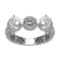41.73 Ctw VS/SI1 Diamond 14k white Gold Creature Theme lion Bracelet Bangle