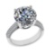 3.66 Ctw VS/SI1 Diamond 14k white Gold Engagement Ring