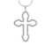 1.17 Ctw VS/SI1 Diamond 14K White Gold Necklace (ALL DIAMOND ARE LAB GROWN