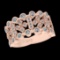 0.72 Ctw VS/SI1 Diamond 10K Rose Gold Vintage Style Engagement Ring