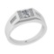 0.35 Ctw VS/SI1 Diamond 10K White Gold Engagement Ring (ALL DIAMOND ARE LAB