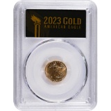 Certified American $5 Gold Eagle 2023 MS70 PCGS First Day of Issue