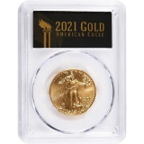 Certified American $25 Gold Eagle 2021 MS70 PCGS Type 2 First Day of Issue