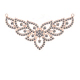 2.43 Ctw VS/SI1 Diamond 14k Rose Gold Pendant (ALL DIAMOND ARE LAB GROWN )