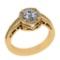 1.02 Ctw VS.SI1 (ALL DIAMOND ARE LAB GROWN ) Diamond 14k Yellow Gold Engage