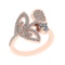 1.02 Ctw SI2/SI1 Diamond Prong Set 14k Rose Gold Engagement Ring (ALL DIAMO