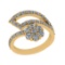 1.82 Ctw SI2/SI1 Diamond Prong Set 14k Yellow Gold Engagement Ring (ALL DIA