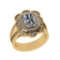 2.30 Ctw VS/SI1 Diamond 14K Yellow Gold Engagement Ring (ALL DIAMOND ARE LA