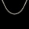 2.24 Ctw VS/SI1 Diamond 14K White Gold Slide Necklace (ALL DIAMOND ARE LAB