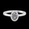 0.75 Ctw VS/SI1 Diamond Prong Set 10K white Gold Solitaire Ring (ALL DIAMON