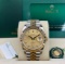 Rolex Two-Tone Oysterperpetual Fluted Datejust Jubilee 41mm Champagne Diamo