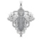 1.95 Ctw VS/SI1 Diamond 14k white Gold Pendant (ALL DIAMOND ARE LAB GROWN )