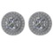 1.40 Ctw VS/SI1 Diamond 14k white Gold Stud Earrings (ALL DIAMOND ARE LAB G