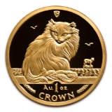 Isle of Man Gold Cat 1 Ounce 2001
