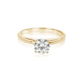 0.7 ctw 14k Yellow Gold Solitaire Solitaire Ring