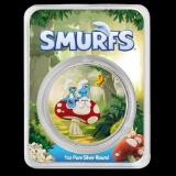 1 oz (collectible ) Colorized Silver Round - Smurfs Movie 2025