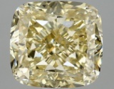 3.08ct Cushion Square Cut Lab Grown Diamond