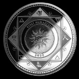 2020 Tokelau 1 oz Silver $5 Vivat Humanitas (Prooflike)