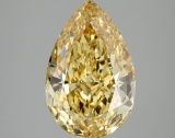 4.2ct Pear Cut Lab Grown Diamond