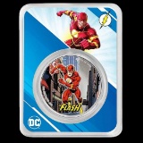2023 Samoa 1 oz Silver DC Comics Flash Colorized with TEP